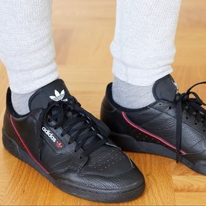 Adidas Continental 80 10.5 Black/Scarlet